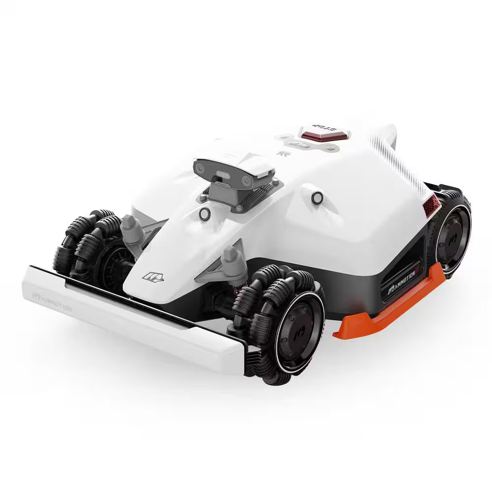 Luba 2 AWD 15.8 In. RTK Robot Lawn Mower (3/4 Acre), Adjustable Cutting Height (1 In. - 2.7 In.), All Terrain, AI Vision