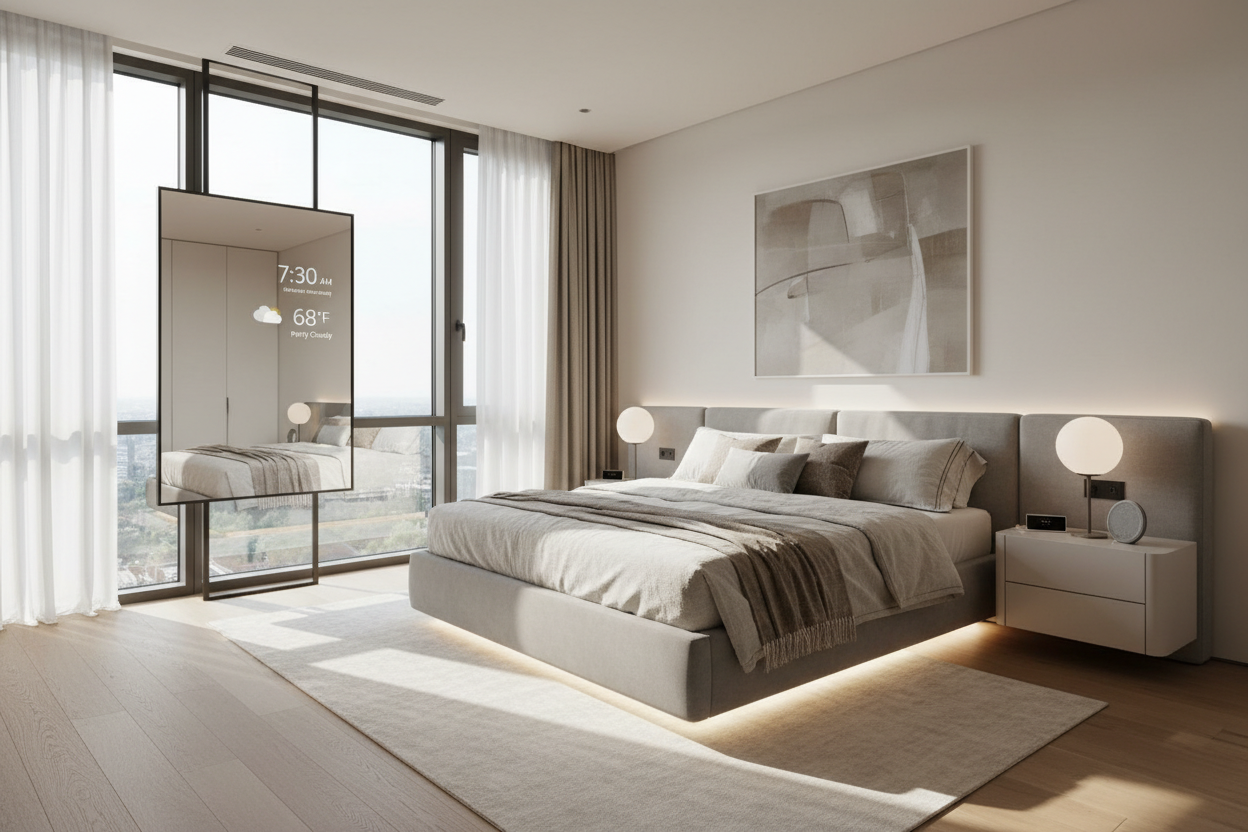 Slideshow Image 1 - Premium Smart Home Bedroom Scene
